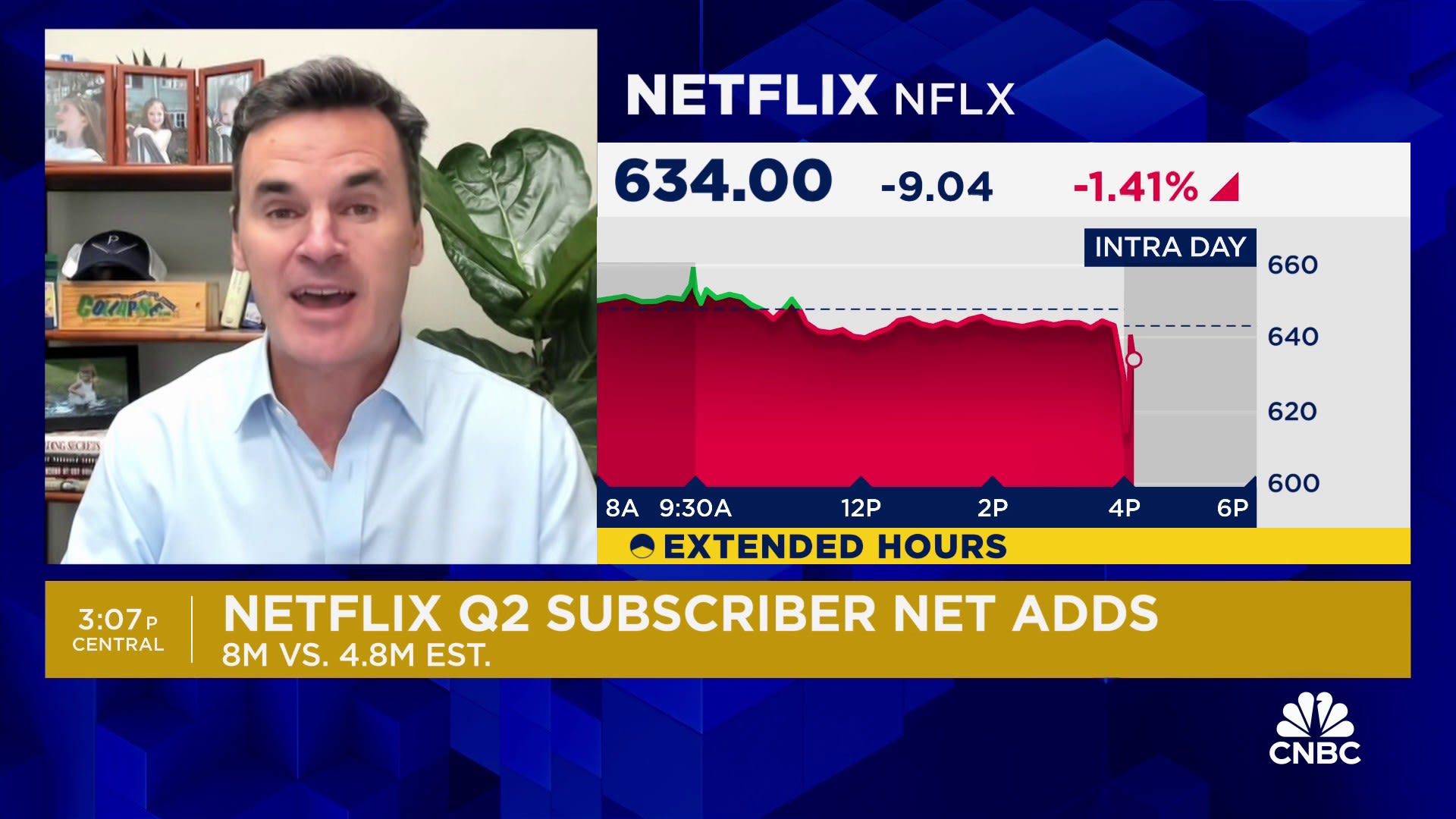 Netflix shares slip despite major beat on Q2 subscribers